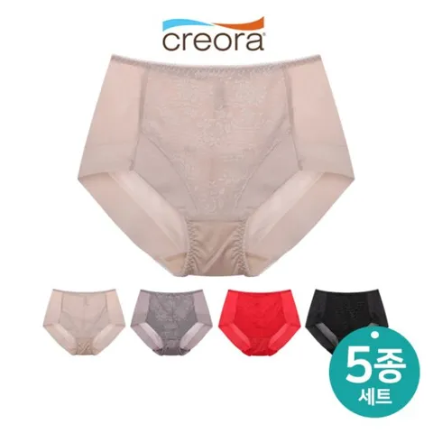 [크레오라 거들 햄팬티] 5매세트 90~105 여성 맥시 1077