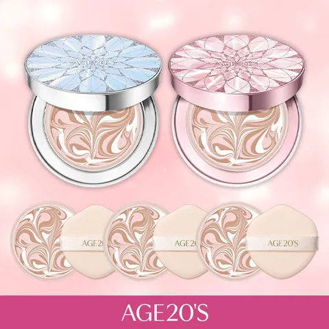 에이지투웨니스 에센스커버팩트 더 블루밍 다이아 에디션 본품2+리필3