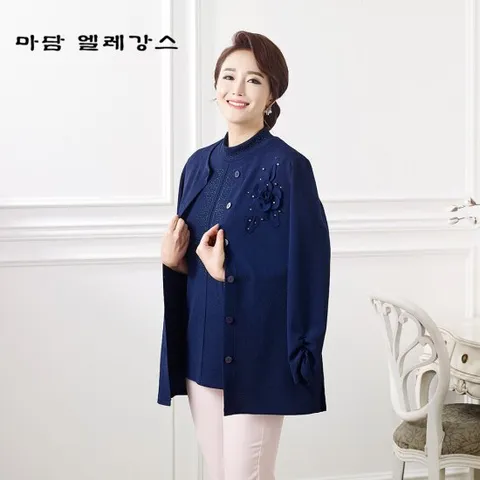 [마담엘레강스] 설레임 코사지 재킷 K201JK01