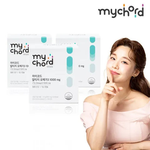 마이코드 알티지 오메가3 1000mg x 60캡슐 x 3박스 (3개월분)