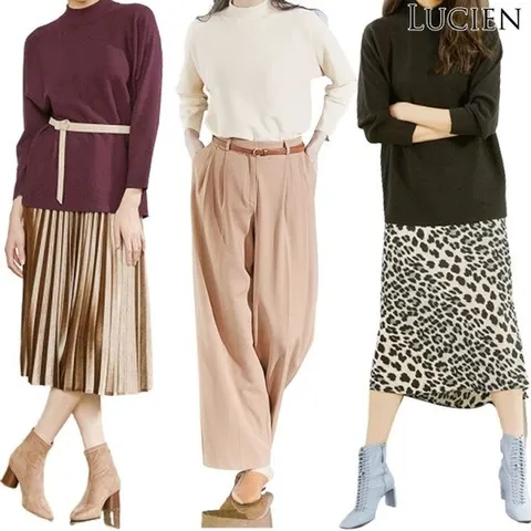 [루시앙]루시앙 돌먼슬리브 루즈핏 니트 3종 택1