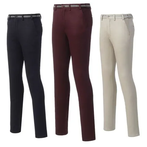 [아재나라]MBPM4077 겨울 남성 기모 골프바지 골프웨어 중년의류