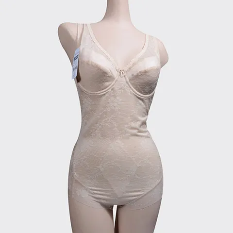 [비비안]라이크라 자가드 바디슈트 올인원 B컵_1701-0035_SW