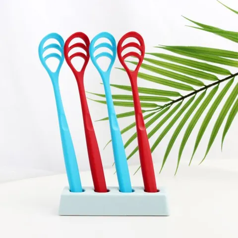 켄트칫솔 혀클리너 단품 (레드, 블루 색상)