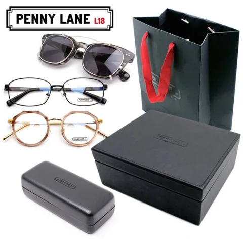 페니레인 티타늄안경테외 선물세트패키지 고급가죽케이스 안경줄