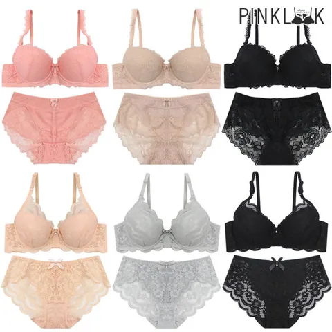 [핫세일] 예쁜 플라워 레이스/누디 속옷 ABC컵 브라팬티2종SET