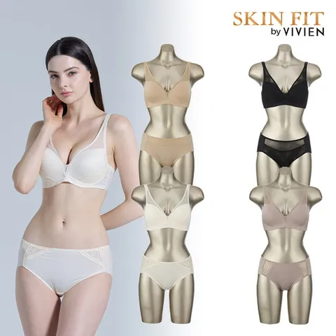 비비안 심플누디 소프트풀컵 여성속옷세트 8종