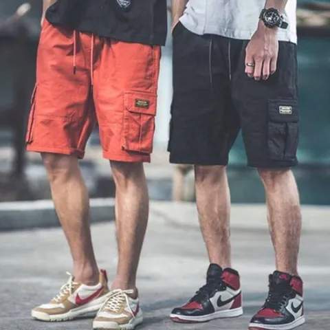 [슈썸]남성카고반바지 허리밴딩 7부팬츠 INSUM69