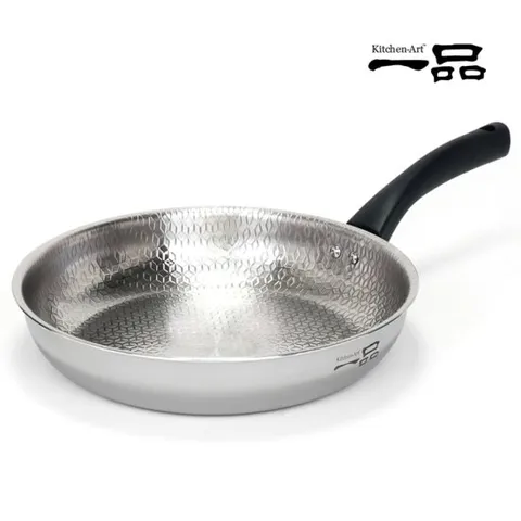 키친아트 일품 스텐 통5중 엠보 후라이팬 28cm