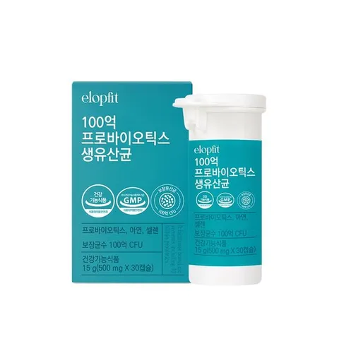 이롭핏 100억 프로바이오틱스 생유산균 30캡슐 1개월분