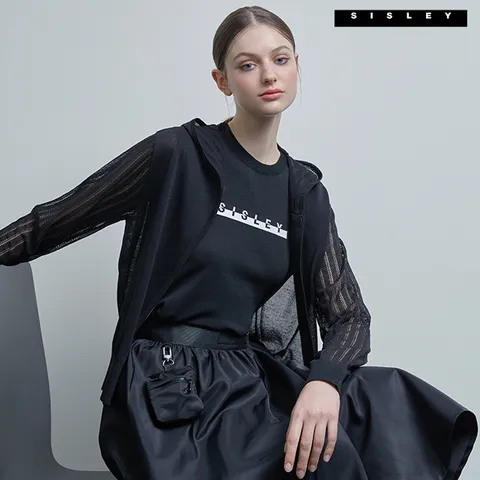 [런칭가 159000원][SISLEY] 시슬리 린넨블렌디드 후드 니트가디건