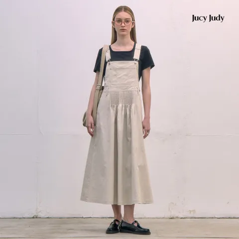 [쥬시쥬디] 코튼오버롤핀턱원피스 JZOP020A +할인쿠폰