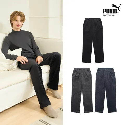 [ ★양면 골지 벨로아 소재의 팬츠 3종★][푸마] 25FW 남성 골지 벨로아 팬츠 3종 +할인쿠폰 +무이자3개월(푸마 정품 벨루아 팬츠가 이 가격?)