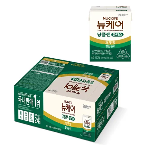 온누리 7%특별7%적립ㅣ뉴케어 당플랜 플러스 호두맛 200ml X 24개입