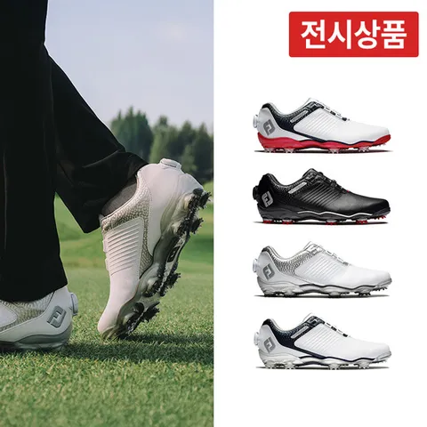[전시상품] 풋조이 ALL NEW DNA 2.0 헬릭스 남성 스파이크 골프화 보아 방수 남자 골프신발 +할인쿠폰