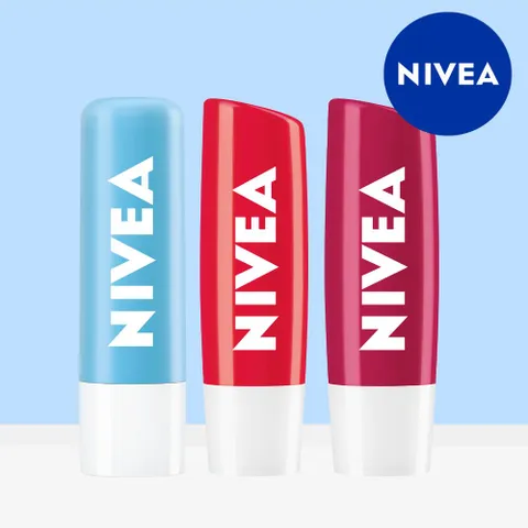 니베아 립케어 4.8g 3종 세트 (모이스춰 1개+스트로베리 샤인 1개+ 체리 샤인 1개) +할인쿠폰