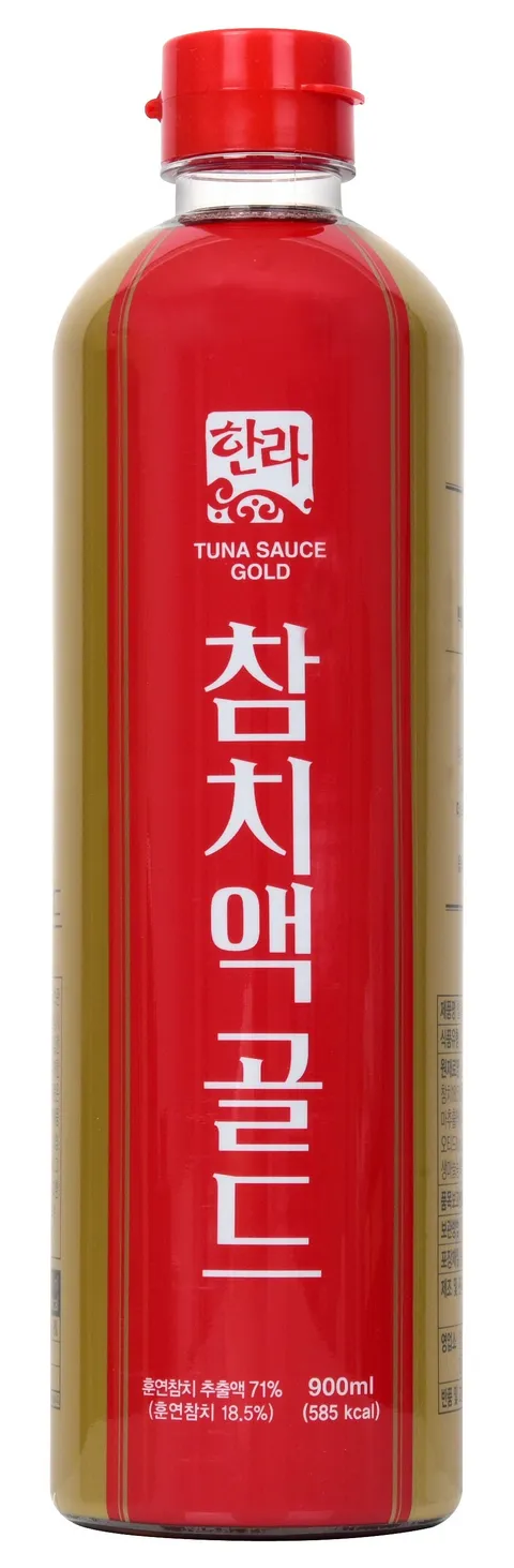 [현대백화점] 한라 참치액 골드 900mi(훈연참치(가다랑어푸)를 주원료로 한 다용도 소스)