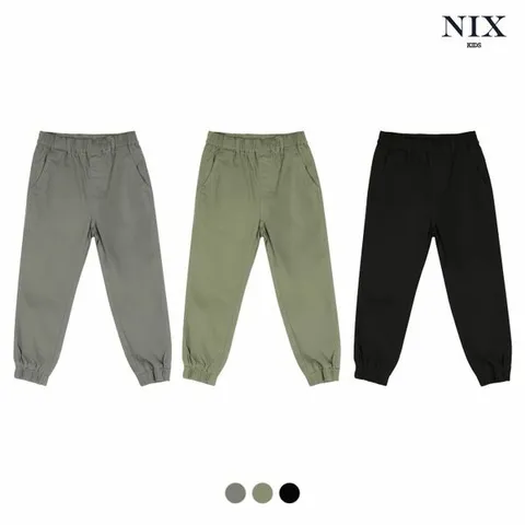 [보리보리/닉스 키즈]남아) 코튼 컬러 풀밴딩 테이퍼드 조거(FKQSDYJ802P)