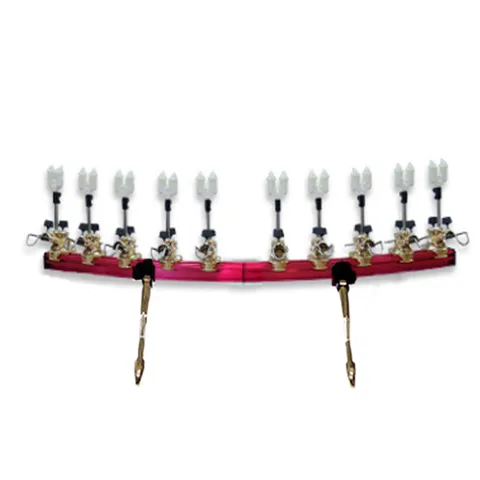 대신금속 레드 라운드형 10단 받침틀 좌대 민물받침틀 민물 받침대