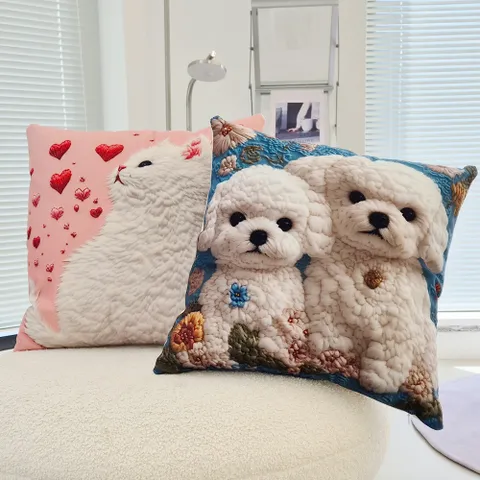 애니 쇼파쿠션커버 45x45cm 인테리어쿠션 거실사각쿠션 의자등받이용 홈카페분위기 소품