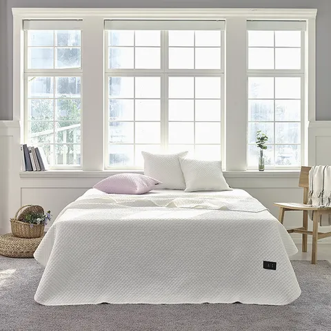 [현대백화점] [닥스침구]고밀도 첼로 화이트 워싱 스프레드 싱글