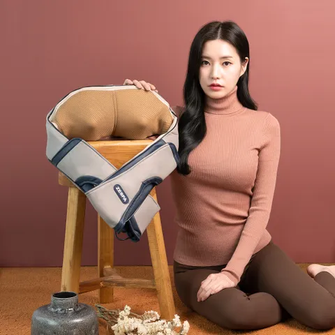 [제스파] 충전식 무선형 스마트데이 목어깨 마사지기 안마기 ZP7037