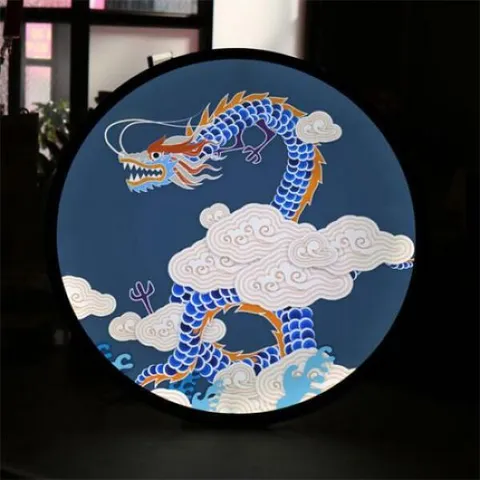 아트박스/꾸밈 nr306-LED액자45R_풍수전통문양