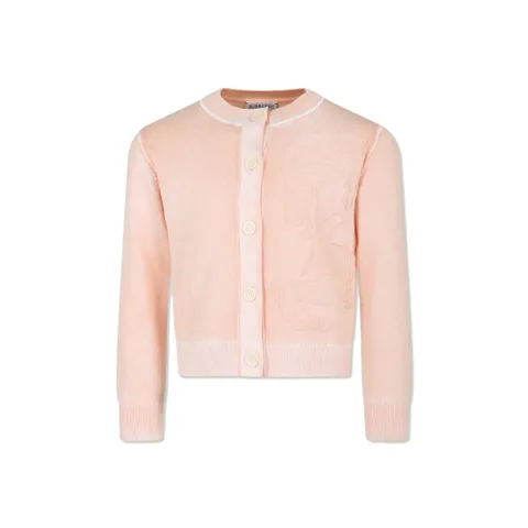 [버버리] 24FW 여성 기사 버튼 가디건 더스티핑크 8087221 +할인쿠폰