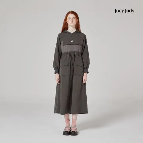 [쥬시쥬디] J반집업후드유틸리티원피스(ON) JYOP12AF