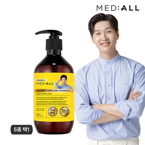 [ 시트러스 샴푸 파우치 증정!]메디올 탈모샴푸 480ml (5종택1) /두피청정 약산성샴푸 비듬완화 