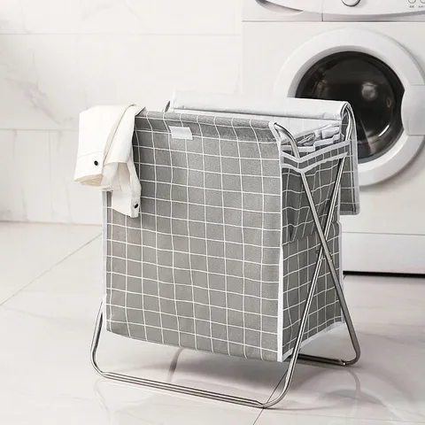 빨래 바구니 접이식 세탁 이동식 빨래통 세탁물 보관함 수거함 수납 대용량 (중형) +할인쿠폰