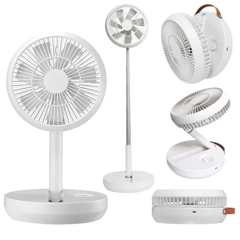 코어팬시 탁상용 8인치 접이식선풍기/캠핑 무선선풍기