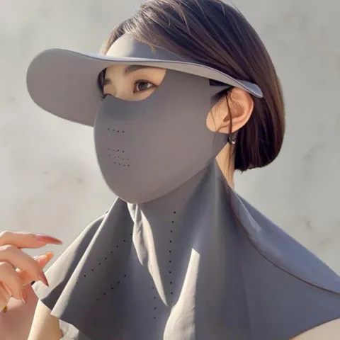 여성 차단 운동 편한 보호 얼굴 SS 햇빛 썬캡 마스크 +할인쿠폰