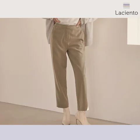 [런칭가 79000원] 라씨엔토 울 캐시 블렌디드 팬츠 - 현대Hmall