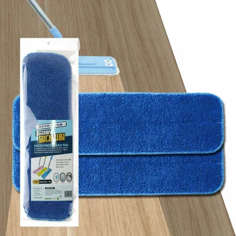 극세사 리필패드 대걸레 바닥 밀대 걸레 2장 +할인쿠폰