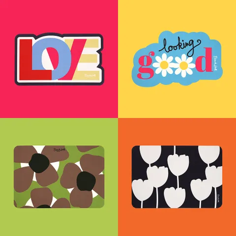 프렌치불 빨아쓰는 논슬립 항균 규조토 다용도 매트 2개 세트(디자인 선택)