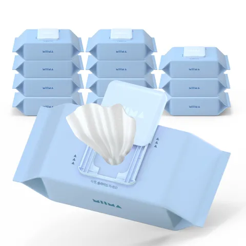 미마 갓 태어난 슬라이드 물티슈 블루 72매 (12개입)