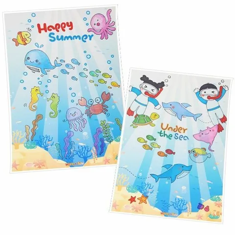 피오피스토리 바닷속으로 스텐실(2종택1)