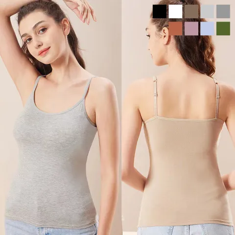 데일리 일체형 브라탑 볼륨 패드 내장 나시 이너 +할인쿠폰