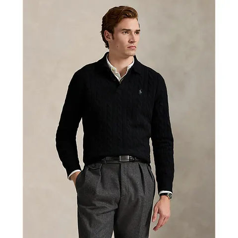 폴로 랄프 로렌 남성 케이블 니트 울 캐시미어 스웨터(MNPOSWE16822401001)