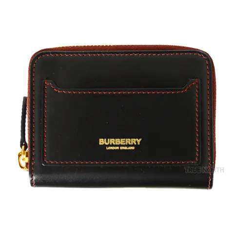 [버버리] 여성 8090468 미니 집 어라운드 카드 지갑 블랙 +할인쿠폰