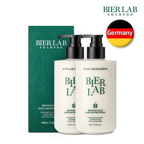비어랩 독일 맥주효모 탈모샴푸 400ml 2통 - 현대Hmall