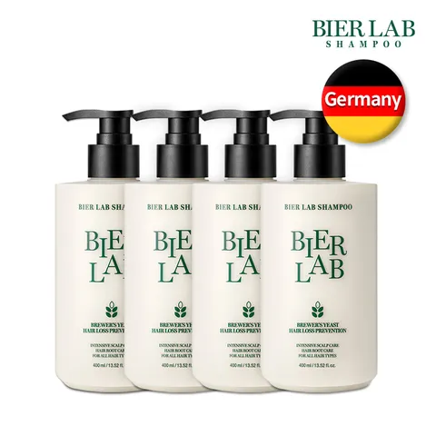 비어랩 독일 맥주효모 탈모샴푸 400ml 4통 - 현대Hmall