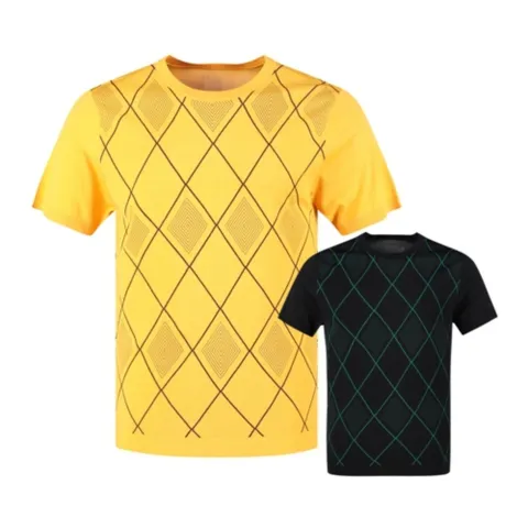 보스케 남자 여름 골프웨어 골프 아가일 반팔 니트 티셔츠 L2557 +할인쿠폰