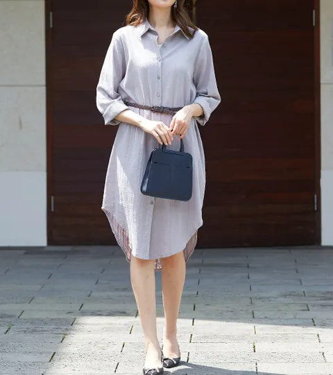 [쉐바]이중직재킷형원피스+벨트 +할인쿠폰