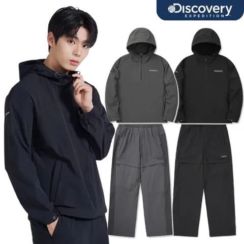 [현대백화점] 디스커버리 24FW 남성 아노락 트레이닝세트 DMTR35044 DMTP32044