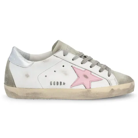 골든구스 24FW 여성 핑크 슈퍼스타 스니커즈 실버탭 GWF00102 F002435 81482 +할인쿠폰