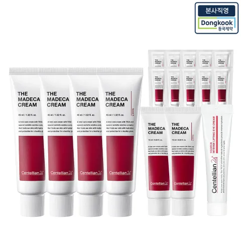 [본사직영] 센텔리안24 더 마데카 크림 45ml 4개+15ml 2개+1ml 10매+인텐스 리프팅 아이크림 15ml 1개 +할인쿠폰