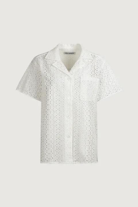 [현대백화점] [럭키슈에뜨] [아울렛] 아일렛 셔츠 블라우스 1color / 2size LYSAM26580