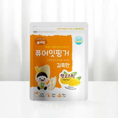 퓨어잇 핑거 길쭉한 망고스틱 아이과자 간식